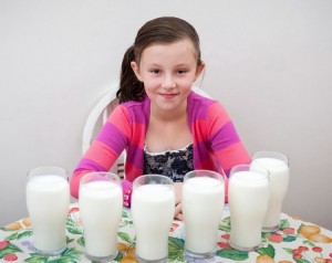 Girl Only Drinks Milk