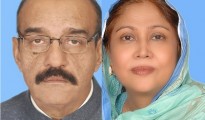 Faryal Talpur and her husband Munawwar Talpur