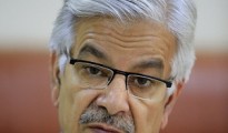 Pakistani Defence Minister Khawaja Muhammad Asif